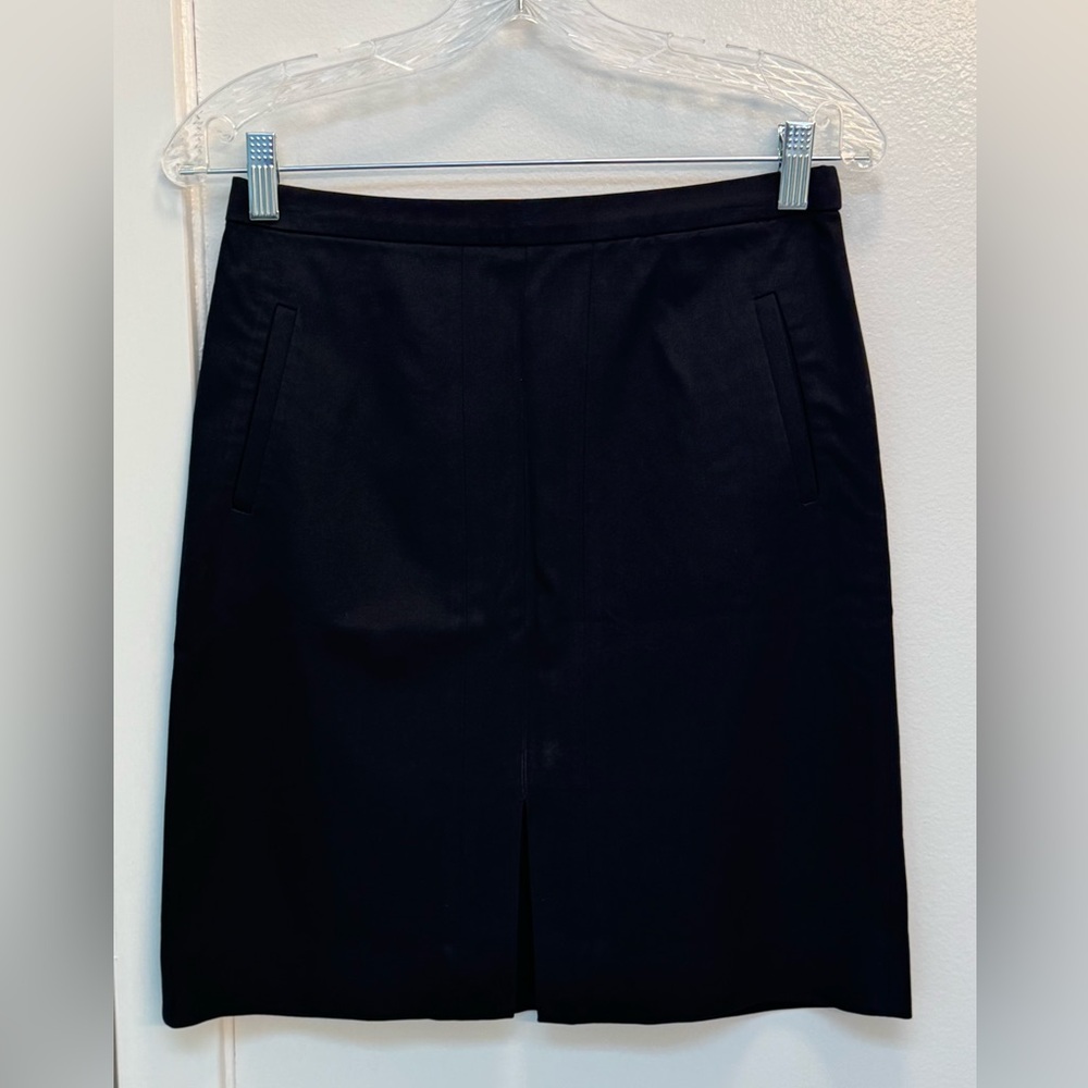 J. Crew Skirt Womens Black Pencil Knee Length Skirt